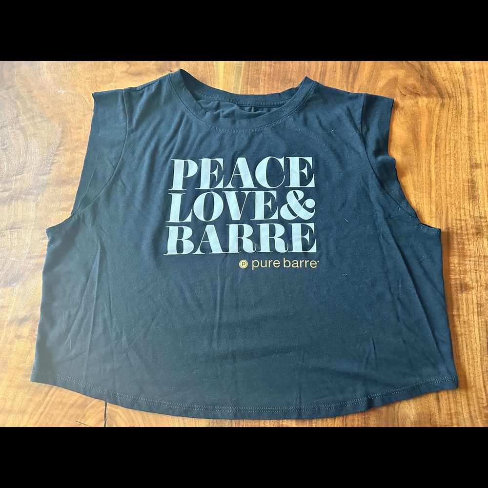 Pure Barre Crop Muscle Shirt